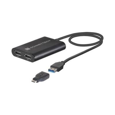 Sonnet USB3-DDP4K USB graphics adapter 3840 x 2160 pixels Black