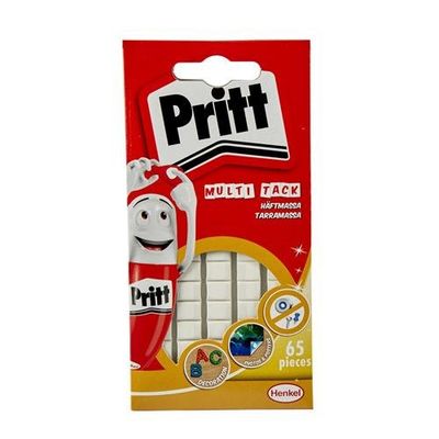 Pritt Sticky Multi-Tack Reusable Adhesive 65 Squares (Pack 24) - 2679458