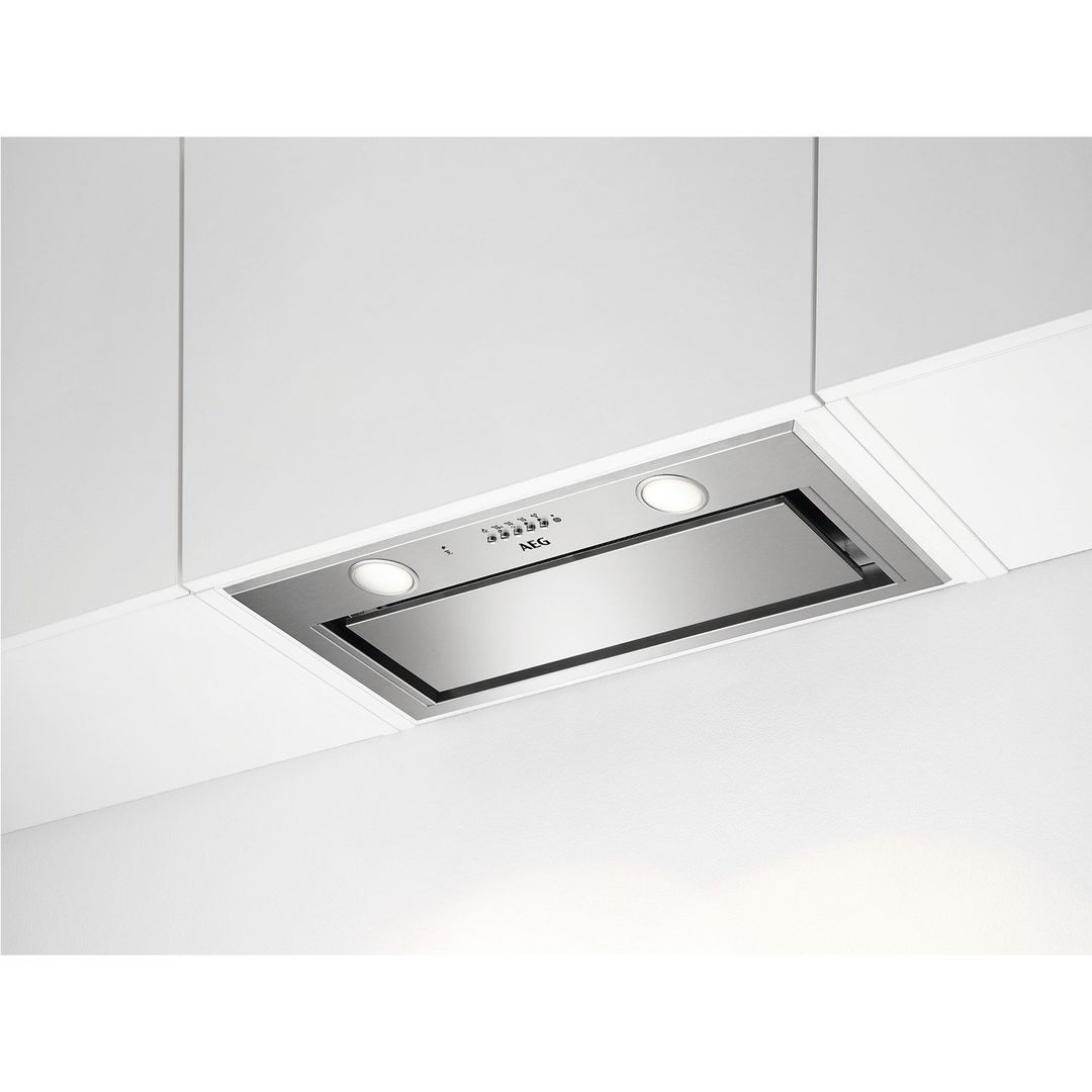 AEG DGE5661HM 54cm Series 6000 Hob2Hood Canopy Hood - STAINLESS STEEL - Image 1