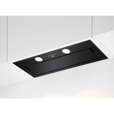 AEG DGE5861HB 77cm Series 6000 Hob2Hood Canopy Hood - BLACK