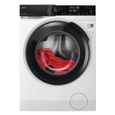 AEG ProSteam LFR74944UD 9 kg 1400 rpm Washing Machine - White & Black, White,Black