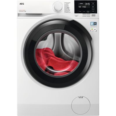 AEG LFR71844B 8kg Series 7000 ProSteam Washing Machine 1400rpm - WHITE