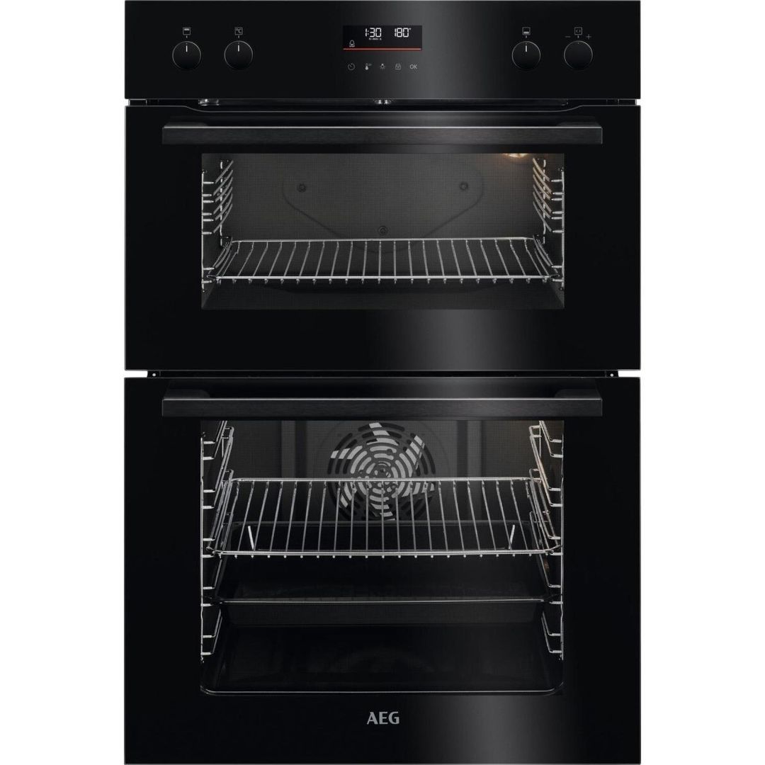 AEG DCE531160B Series 6000 Built In Multifunction Double Oven - BLACK - Image 1