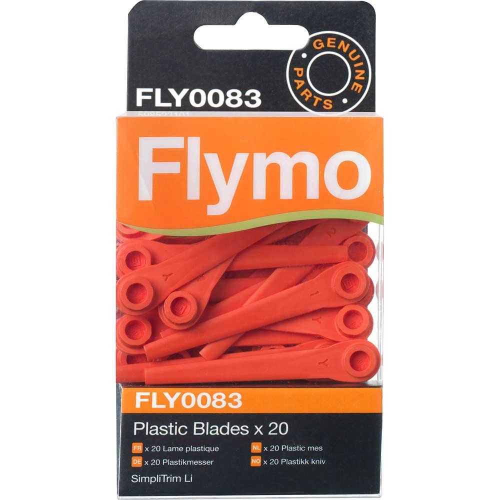 Flymo FLY083 Genuine Plastic Blades for SimpliTrim Li Grass Trimmers Pack of 20 - Image 1
