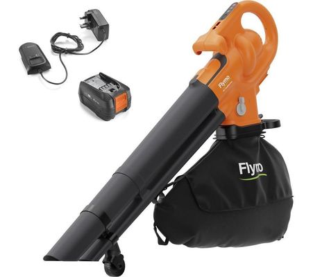Flymo 970765701 Handheld blower 350 km/h Blowing / Sucking 30 L Orange 18 V