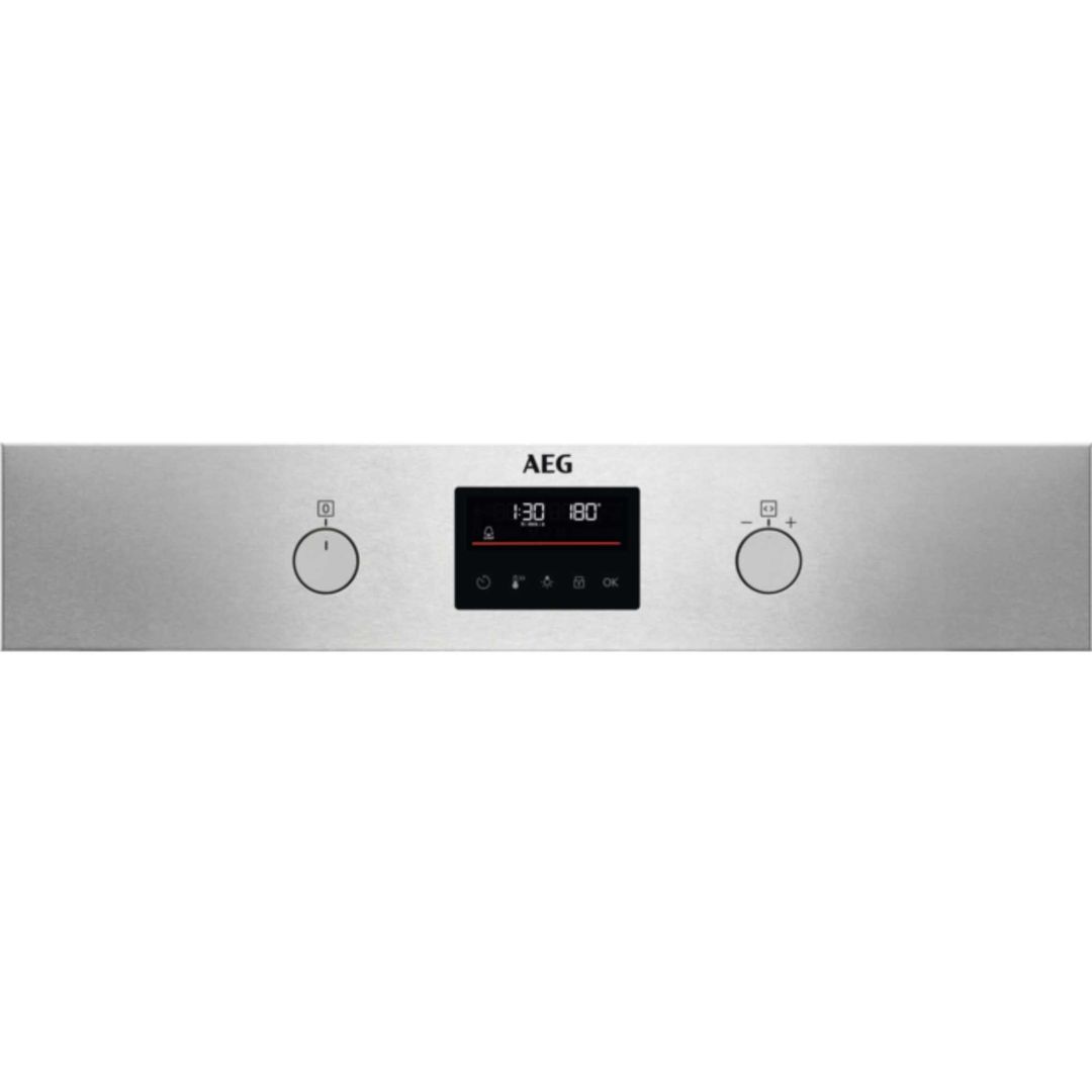 AEG BPS355061M Series 6000 Pyrolytic SteamBake Multifunction Single Oven - STAINLESS STEEL - Image 1