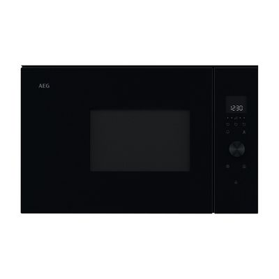 AEG OB6SM171DB Built-in Compact Solo Microwave - Black, Black