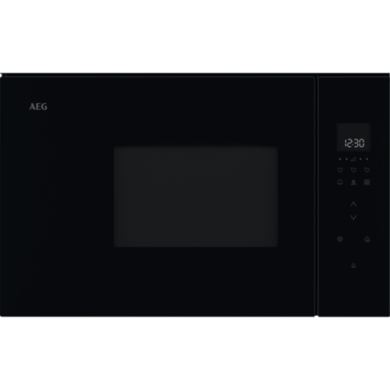 AEG 6000 Series Built-In Microwave with Grill - Black - Image 1