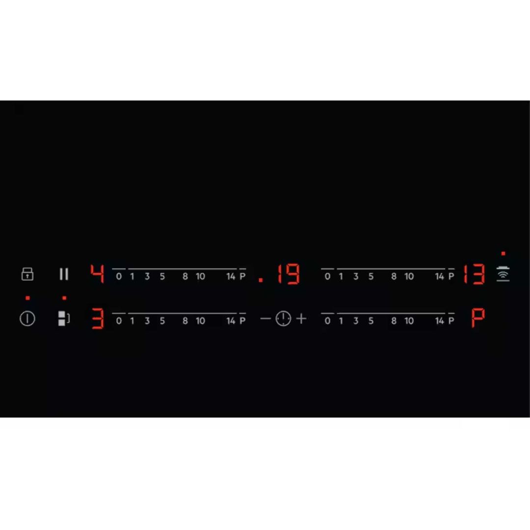 AEG IKX64441CB 60cm Series 6000 Frameless 4 Zone Hob2Hood Induction Hob - BLACK - Image 1