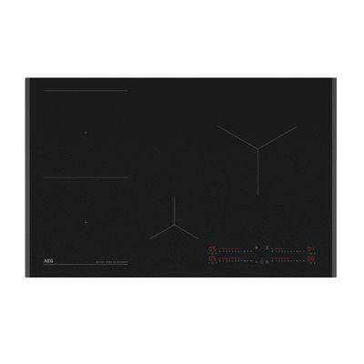 AEG 6000 Bridge TI84IB00FZ 80 cm Electric Induction Hob - SaphirMatt Black, Black