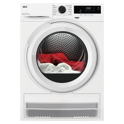 AEG 8kg Series 5000 Heat Pump Condenser Dryer TXH508A4R White