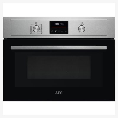 AEG KMX365060M Built-in Combination Microwave - Stainless Steel, Stainless Steel
