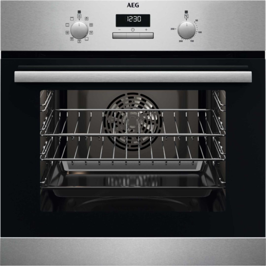 AEG BCX23101EM Series 6000 Multifunction Single Oven - STAINLESS STEEL - Image 1