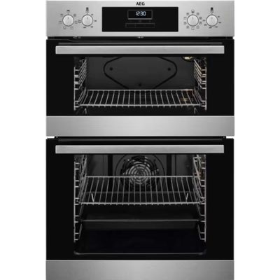 AEG DEX33111EM Series 3000 Built In Multifunction Double Oven - STAINLESS STEEL