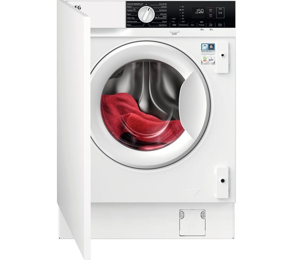 AEG LX6WG84634BI 8kg/4kg Series 6000 Fully Integrated Washer Dryer - Image 1