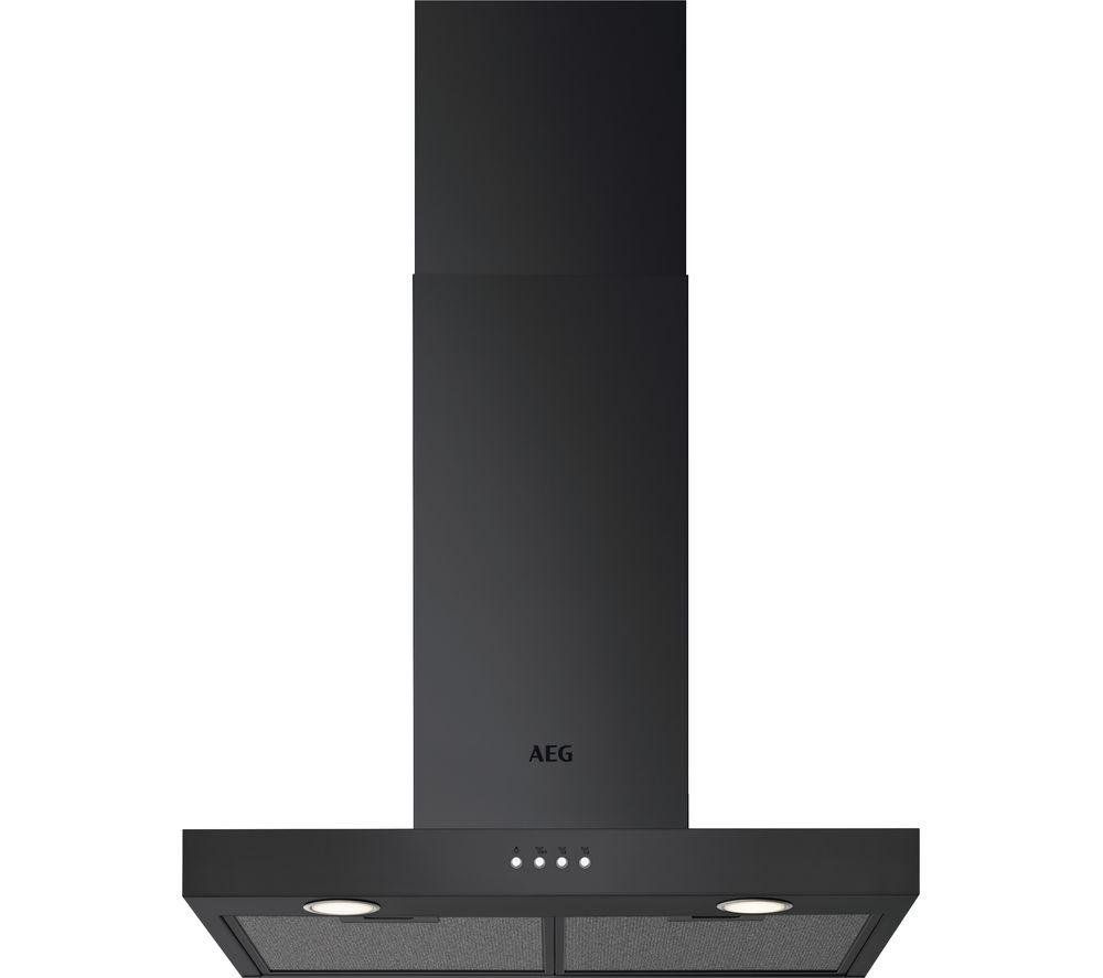 AEG DBX3651R 6000 Series 60cm ExtractionTech Cooker Hood - Black - Image 1