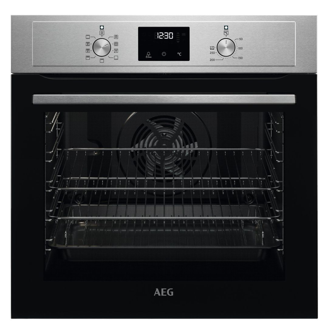 AEG SurroundCook BEX335011M Electric Oven - Stainless Steel, Stainless Steel - Image 1