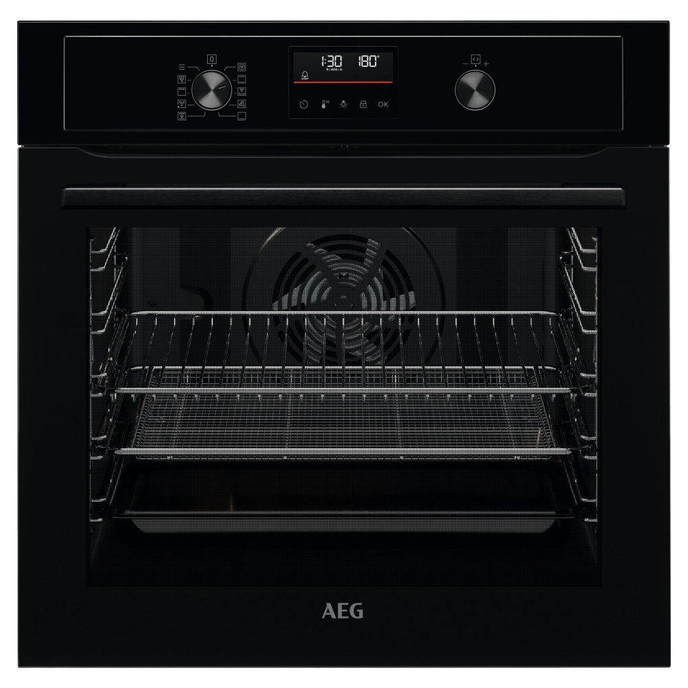 AEG BPX535A61B Electric Pyrolytic Oven - Black, Black - Image 1