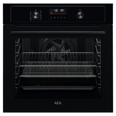 AEG BPX535A61B Electric Pyrolytic Oven - Black, Black