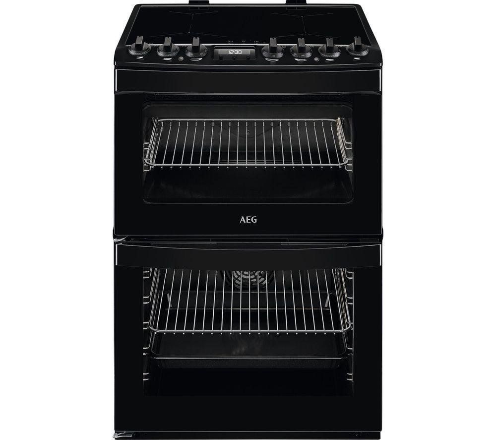 AEG CIB6743ACB 60cm Freestanding Electric Induction Cooker - BLACK - Image 1