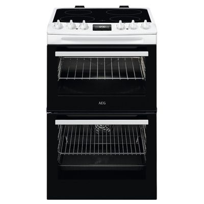 AEG 5000 SurroundCook CCX1530ACW 55 cm Electric Ceramic Cooker - White, White