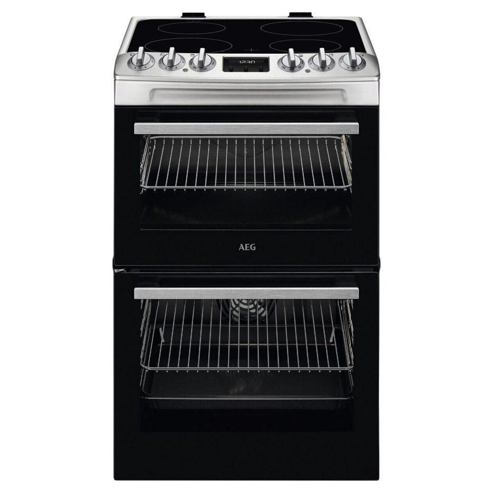 AEG CCX1530ACM 55cm Electric Cooker - Stainless Steel - Image 1