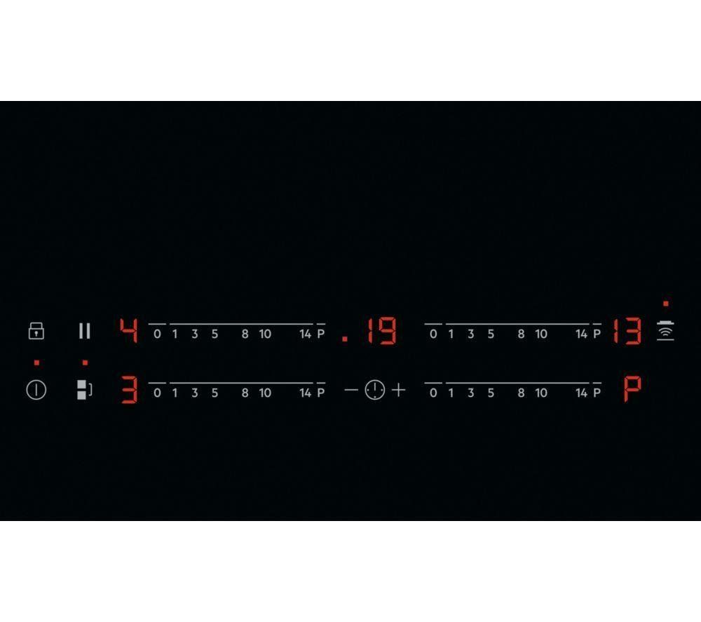 AEG TO64IB00FB 59cm Series 6000 4 Zone MaxiSense Induction Hob - BLACK - Image 1