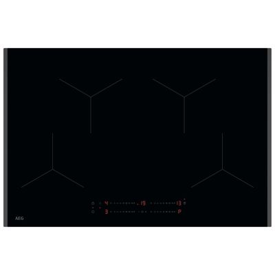 AEG TO84IA00FB 78cm Series 5000 4 Zone Bevelled Induction Hob - BLACK