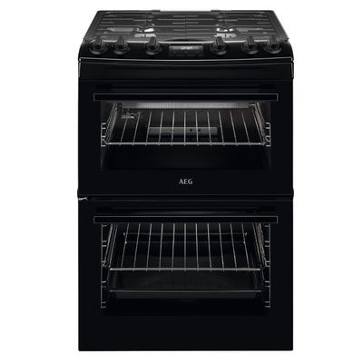 AEG CGX6130ACB 60cm Freestanding Gas Cooker - BLACK