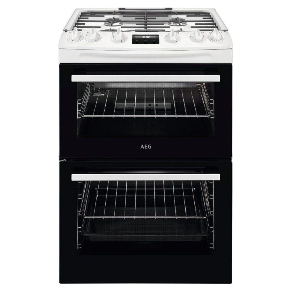 AEG CGX6130ACW 60cm Gas Cooker - White - Image 1