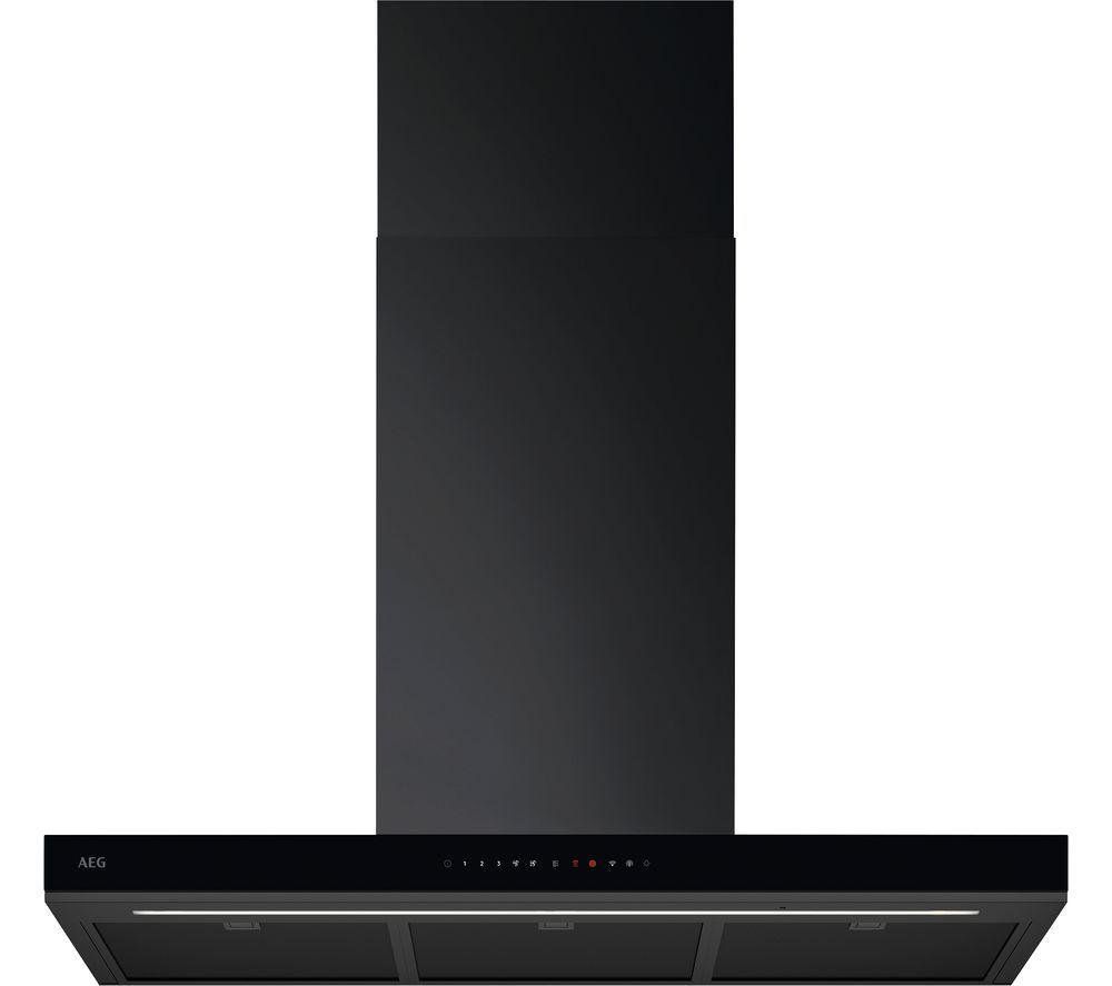 AEG GB87D91CB 90cm Series 8000 Chimney Hood - BLACK - Image 1