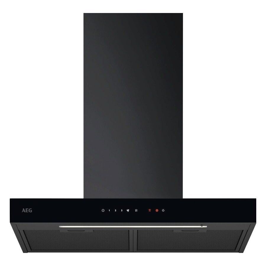 AEG Hob2Hood GB67D61HB Chimney Cooker Hood - Black, Black - Image 1