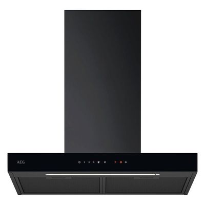 AEG Hob2Hood GB67D61HB Chimney Cooker Hood - Black, Black