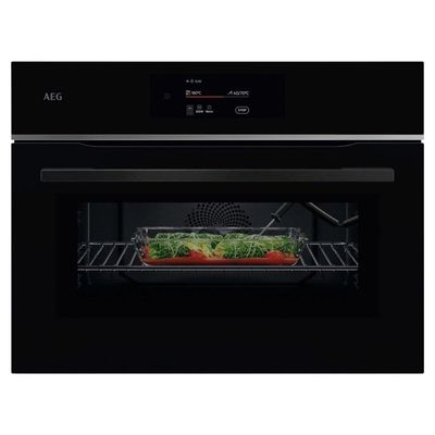 AEG 8000 Series MealAssist Built-In Combination Microwave Oven - Black