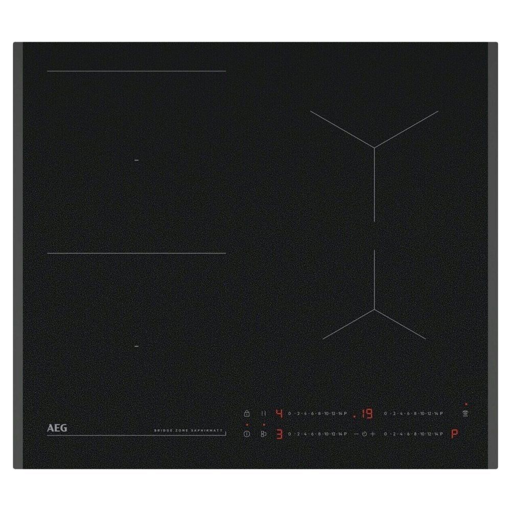AEG 6000 Bridge TO64IB00FZ 60 cm Electric Induction Hob - SaphirMatt Black, Black - Image 1
