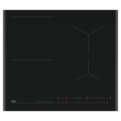 AEG 6000 Bridge TO64IB00FZ 60 cm Electric Induction Hob - SaphirMatt Black, Black
