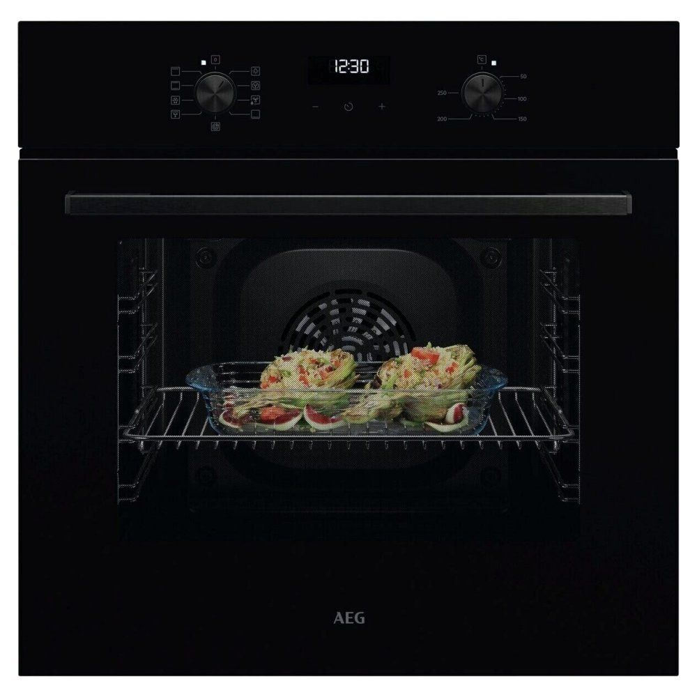 AEG SurroundCook 5000 OU5AB20CK Electric Oven Black, Black - Image 1