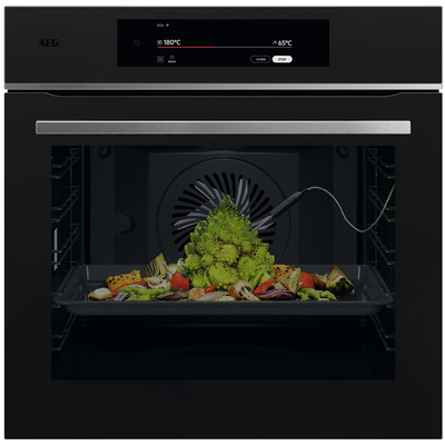 AEG TT9PB831AT Series 9000 ProAssist Pyrolytic Multifunction Single Oven - MATTE BLACK