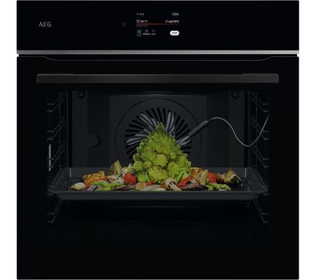 AEG TE7PB731AB Series 7000 Pyrolytic Multifunction Single Oven - BLACK