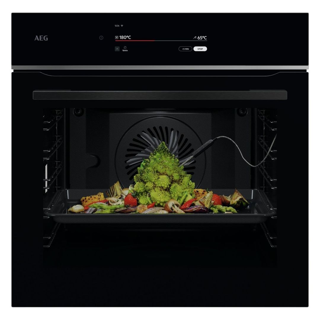 AEG 9000 Series TT9PB831AB ProAssist Electric Single Oven - Black - Image 1