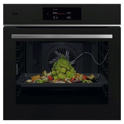 AEG 7000 MealAssist TE7PB731AT Electric Pyrolytic Oven - Matt Black, Black