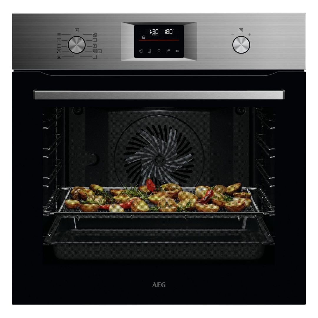 AEG 6000 SenseCook OS6PB50AM Electric Oven - Stainless Steel, Stainless Steel - Image 1