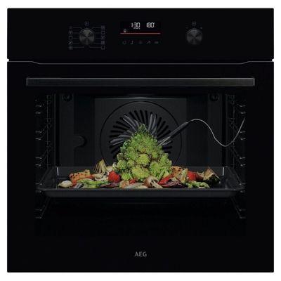 AEG 6000 SenseCook OS6AB50AK Electric Oven - Black, Black