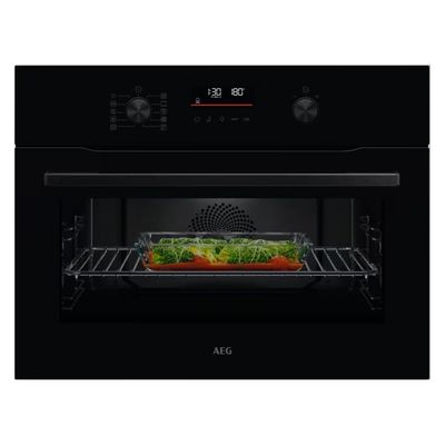 AEG 6000 CombiQuick OK6NK40K Built-in Combination Microwave - Black, Black