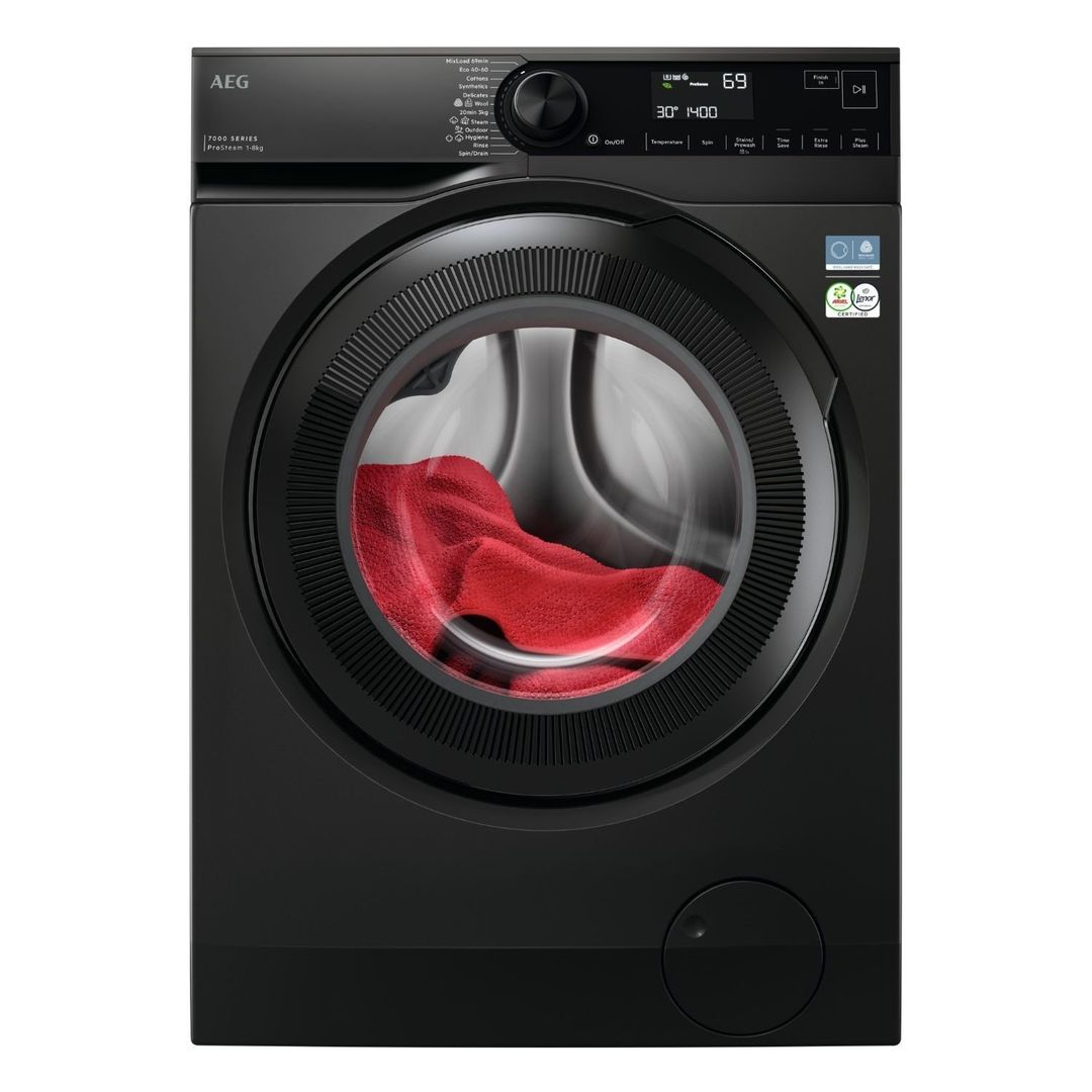 AEG 7000 Series ProSteam® 8kg 1400rpm Washing Machine - Graphite - Image 1