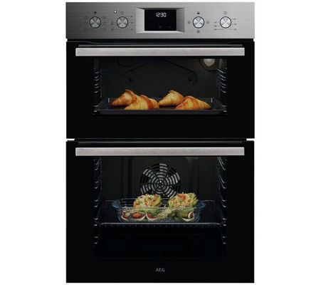 AEG 6000 Series OU5NP20M Built-In Electric Double Oven - Stainless Steel