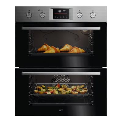 AEG Series 6000 SurroundCook Built-under Multifunction Double Oven OU5CU40M Stainless Steel - Thumbnail 2