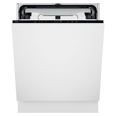 AEG 5000 Series Airdry GI5200C2SN Full-size Fully Integrated Dishwasher, White