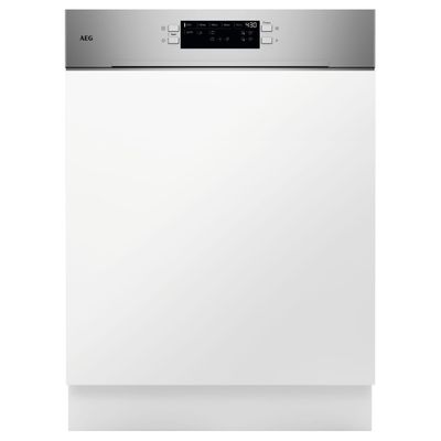 AEG Series 6000 60cm Semi Integrated Dishwasher GT6200B2SNM Stainless Steel - Thumbnail 2