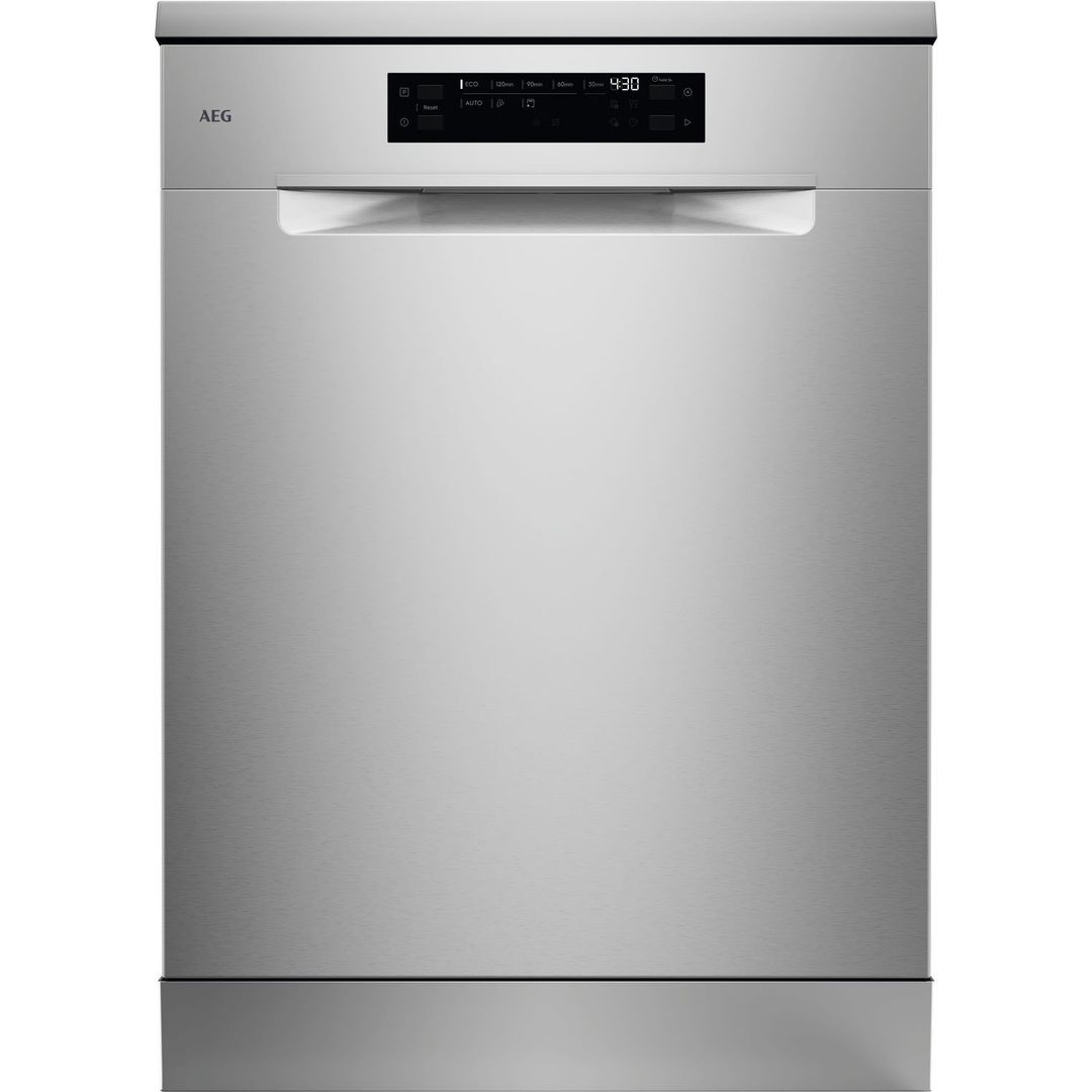 AEG 60cm Series 6000 SmartSelect Freestanding Dishwasher GF6200C2SNM Stainless steel - Image 1